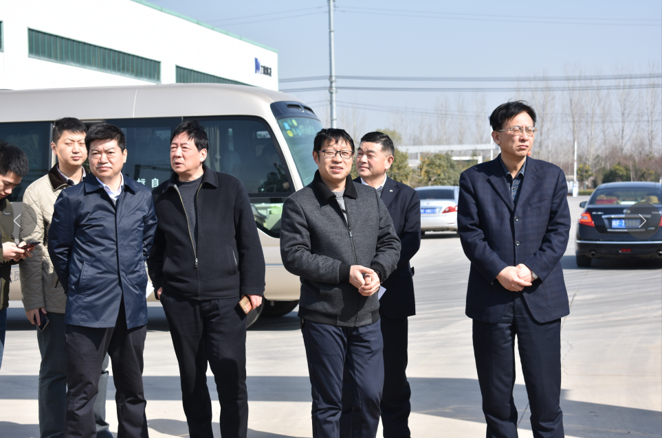 淮北市副市長胡亮、縣長郭海磊一行蒞臨我司參觀